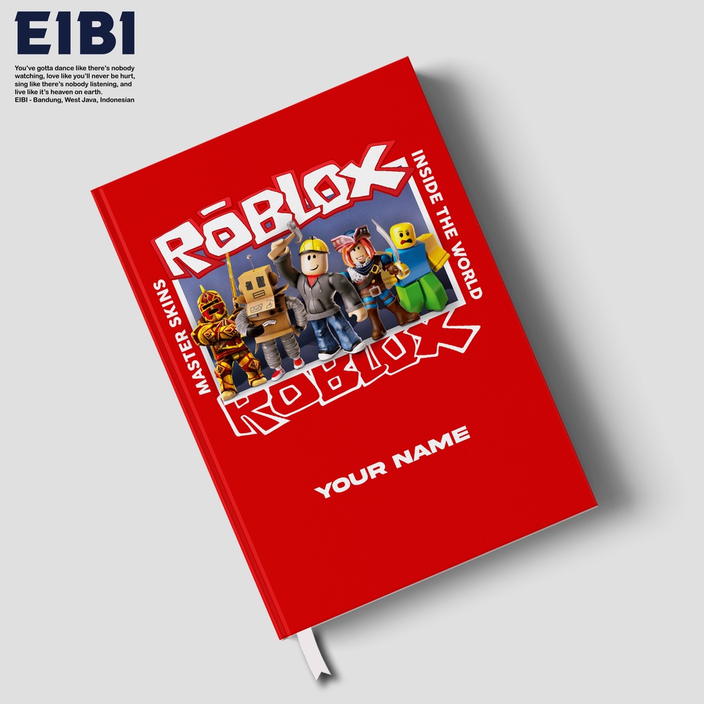 

Eibi Custom Notebook Hardcover Inside The World of Roblox