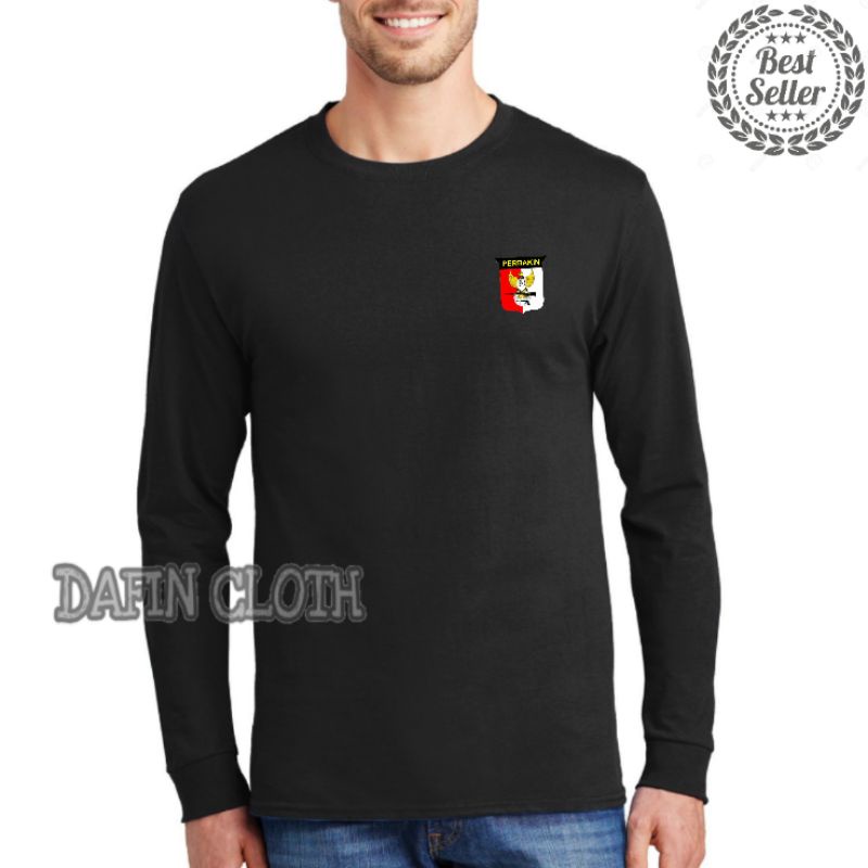 Tshirt Baju Kaos Pria Lengan Panjang Menembak Perbaikin