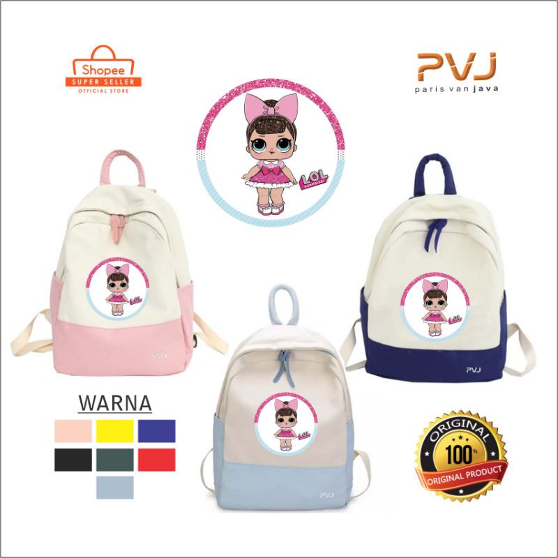 Tas LOL Anak Perempuan Ransel Sekolah Original PVJ