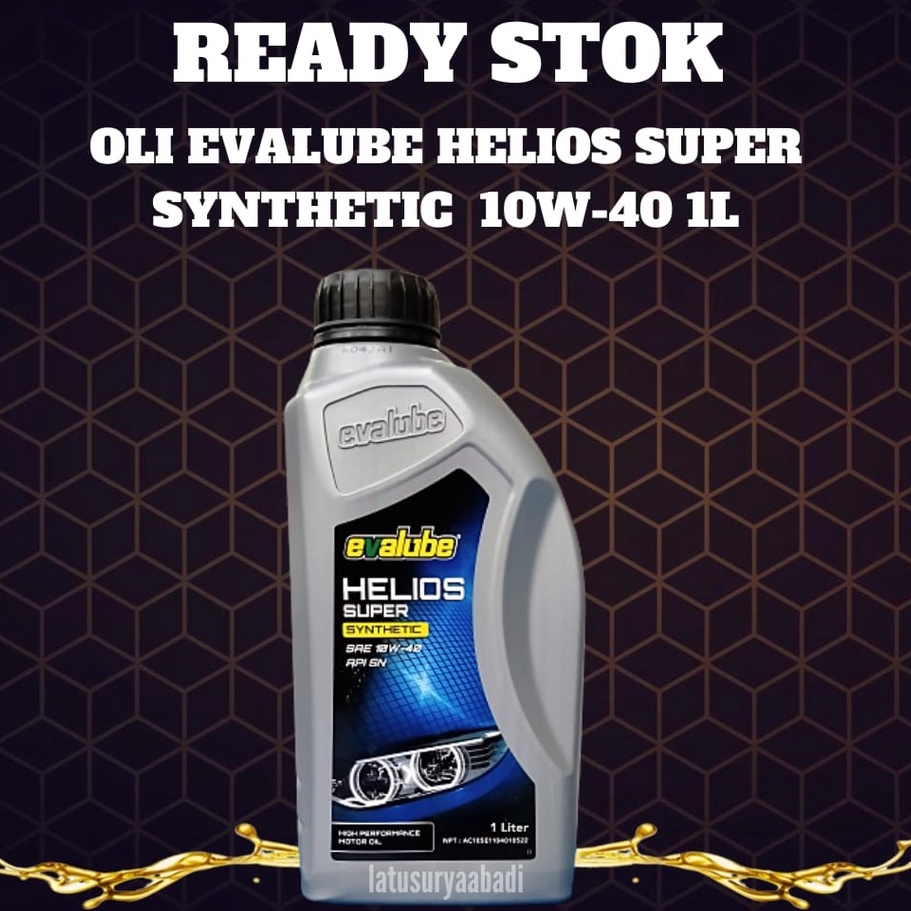 OLI EVALUBE HELIOS SUPER SYNTHETIC 10W-40 1L
