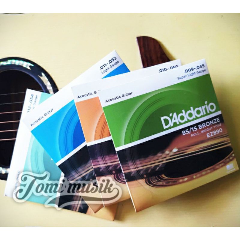 Senar gitar akustik string d'addario bronze EZ890 EZ900 EZ910 EZ920