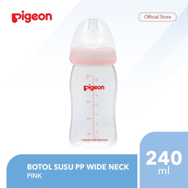 Botol Susu Pigeon PP Wide Neck 240ml