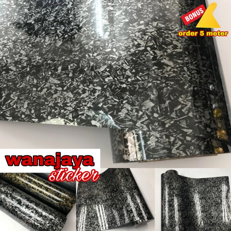 stiker skotlet motor carbon forged / stiker karbon forged / skotlet carbon 3d / skotlet carbon 5d