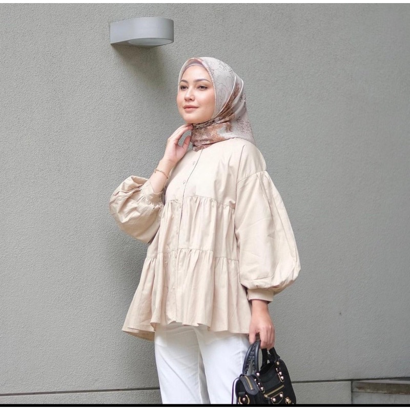 (DBY) BLOUSE CLERIA OVERSIZE KEMEJA ATASAN WANITA SHIRT