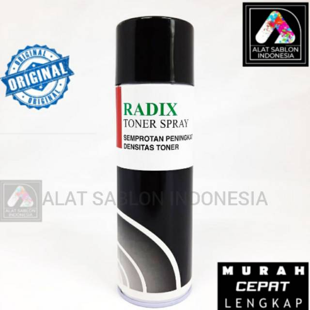 RADIX TONER SPRAY DENSITAS ALAT SABLON