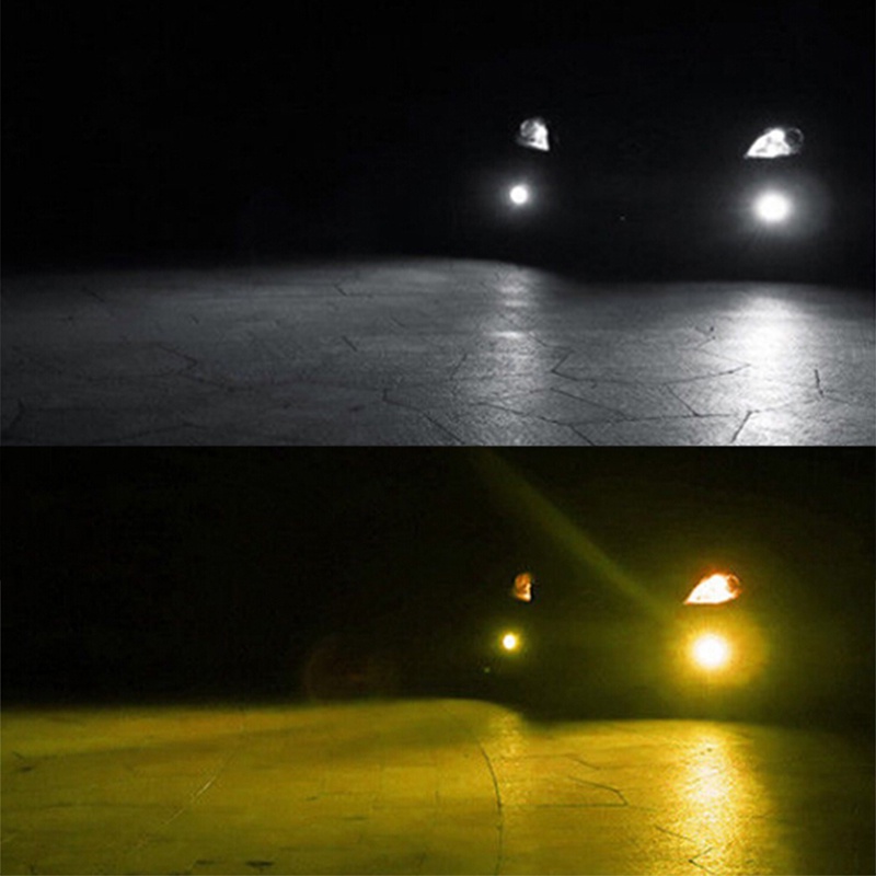 2pcs Lampu Kabut LED 80W H1 / H3 / H7 / H8 / H9 / H11 / 9005 / 880 Warna Putih Untuk Mobil