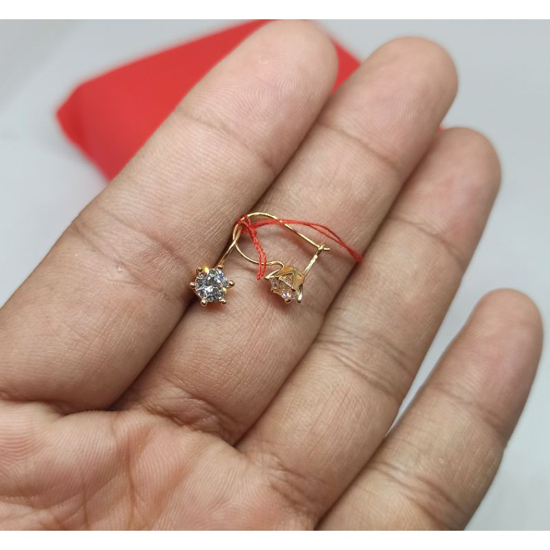 Anting desy emas asli kadar 300%