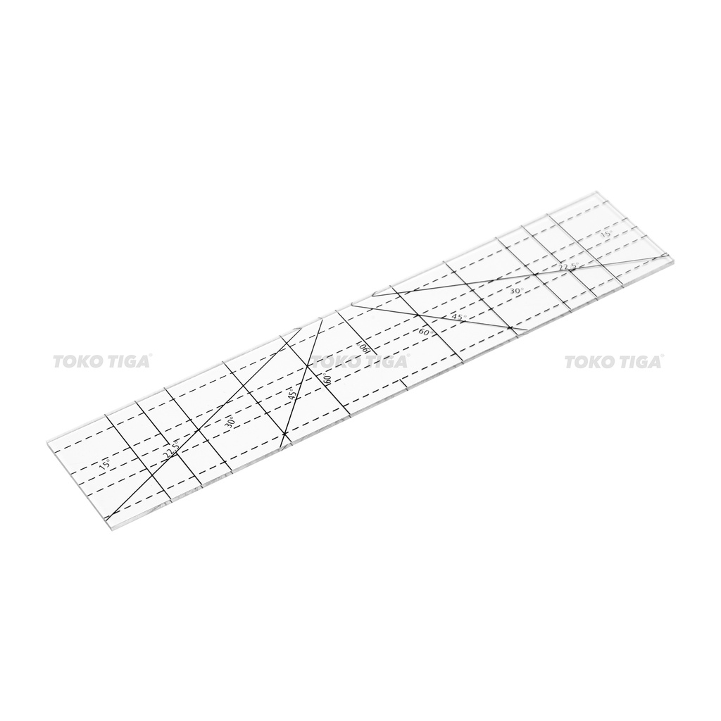 Penggaris Patchwork Quilting Every Angle Ruler (QTSKEA1)