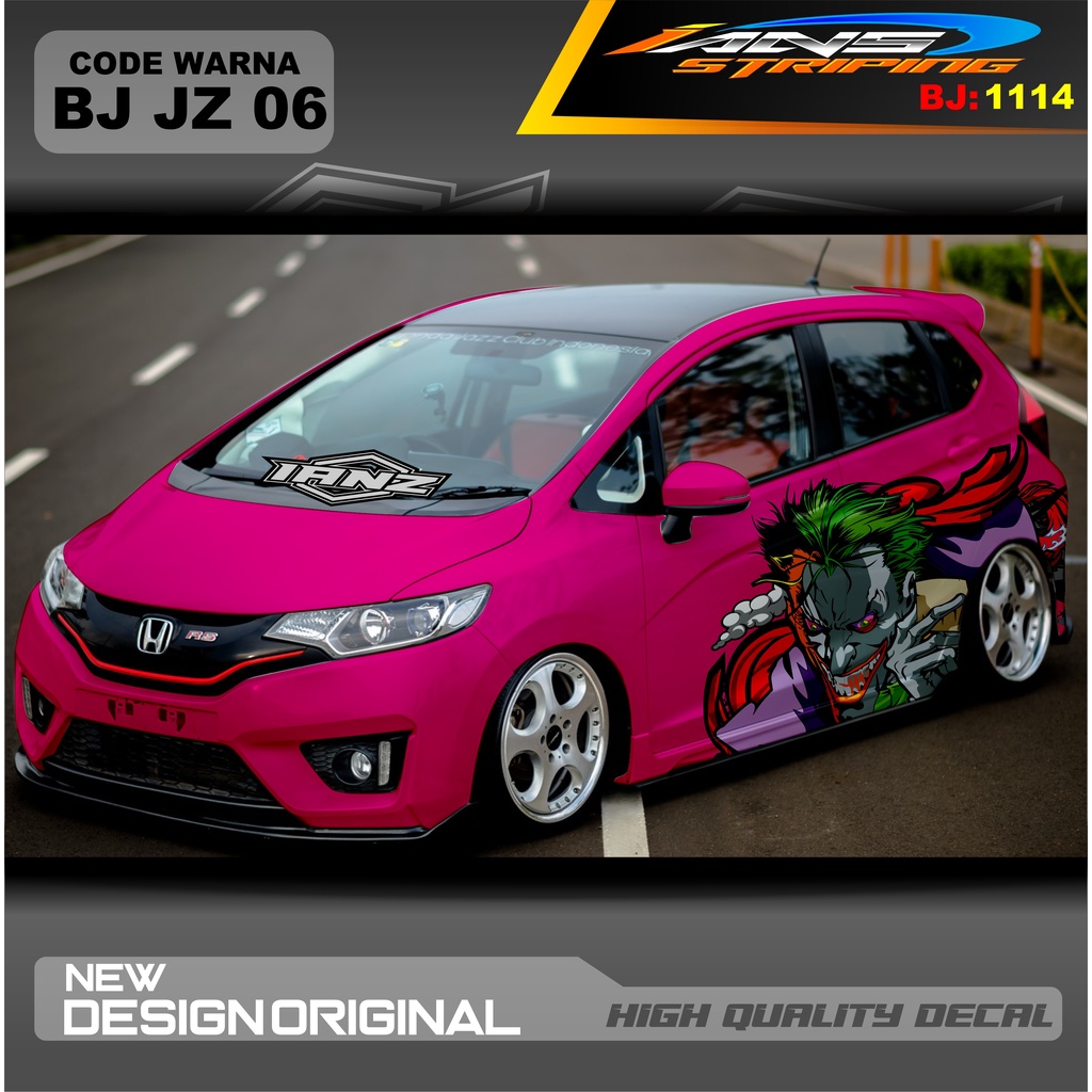 DECAL STICKER MOBIL JAZZ / STIKER MOBIL BRIO / DECAL STIKER MOBIL SWIFT / STIKER MOBIL TOYOTA / DECAL STICKER MOBIL / STIKER YARIS AYLA