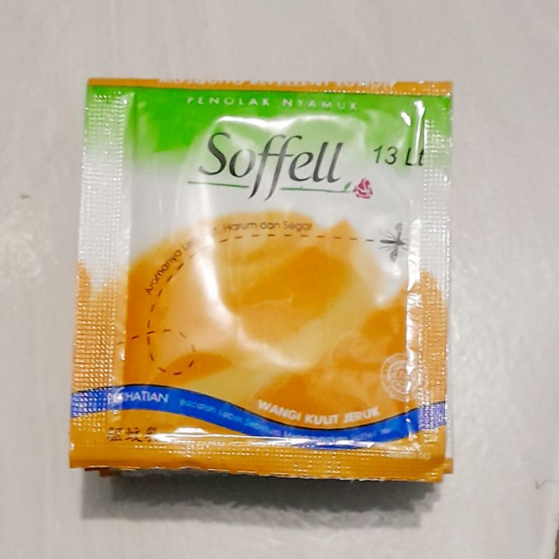 Soffell obat nyamuk sachet lotion anti nyamuk Sachet 1 renceng 12 sachet