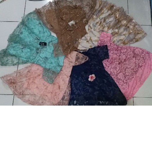 Dress Brukat Anak 1-7 tahun