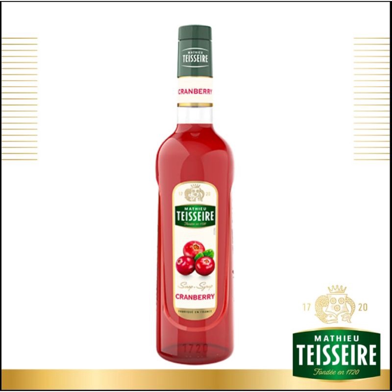 

Sirup Teisseire rasa Cranberry 700ml France's No.1 Syrup