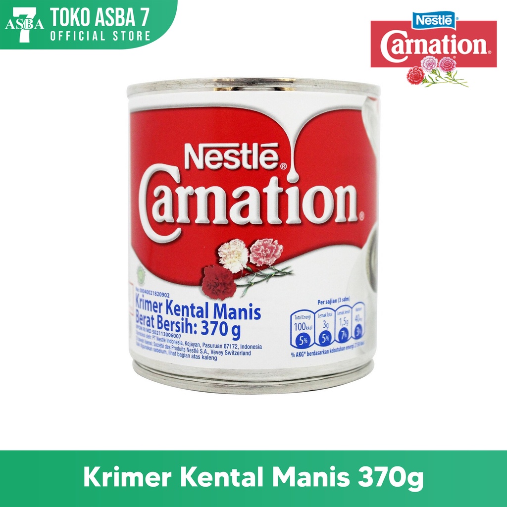 Jual Nestle Carnation Susu Krimer Kental Manis 370g | Shopee Indonesia