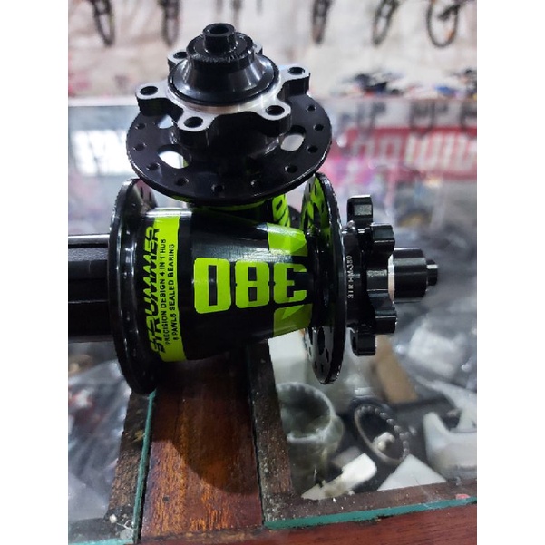 hub freehub mtb strummer mt 380 quick release boost ta