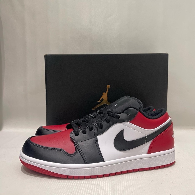 AIR JORDAN 1 LOW BRED TOE