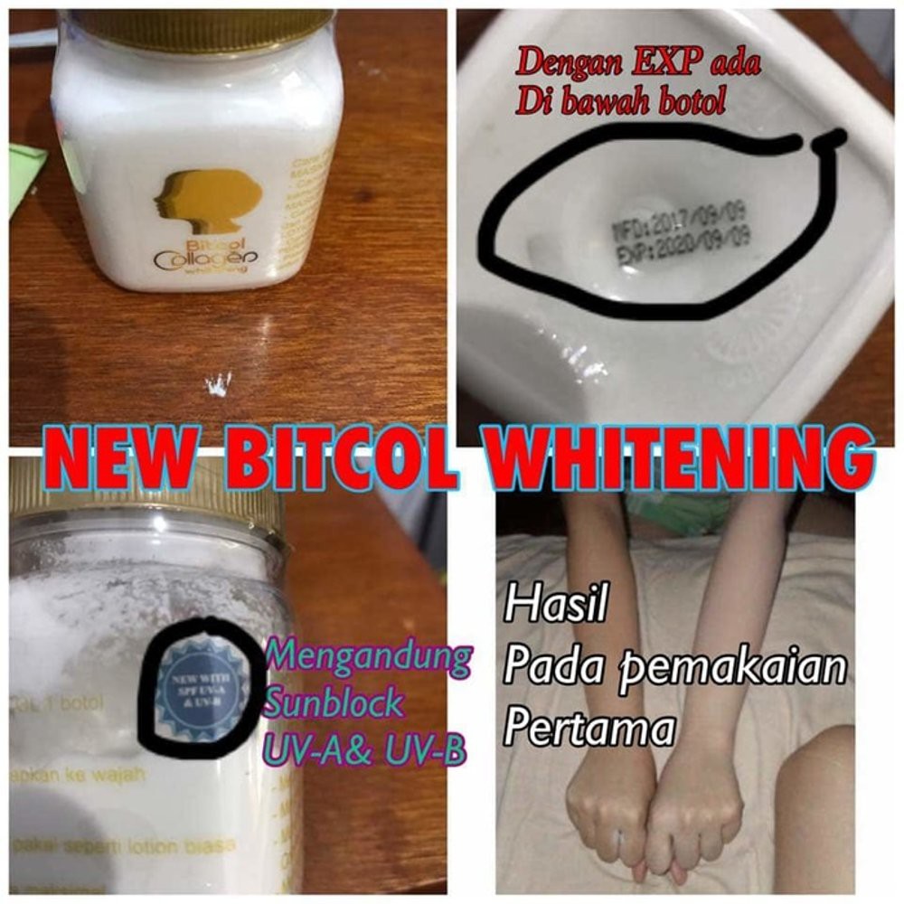 Promo BIBIT COLLAGEN ORIGINAL - BITCOL WHITENING - UVA &UVB Diskon