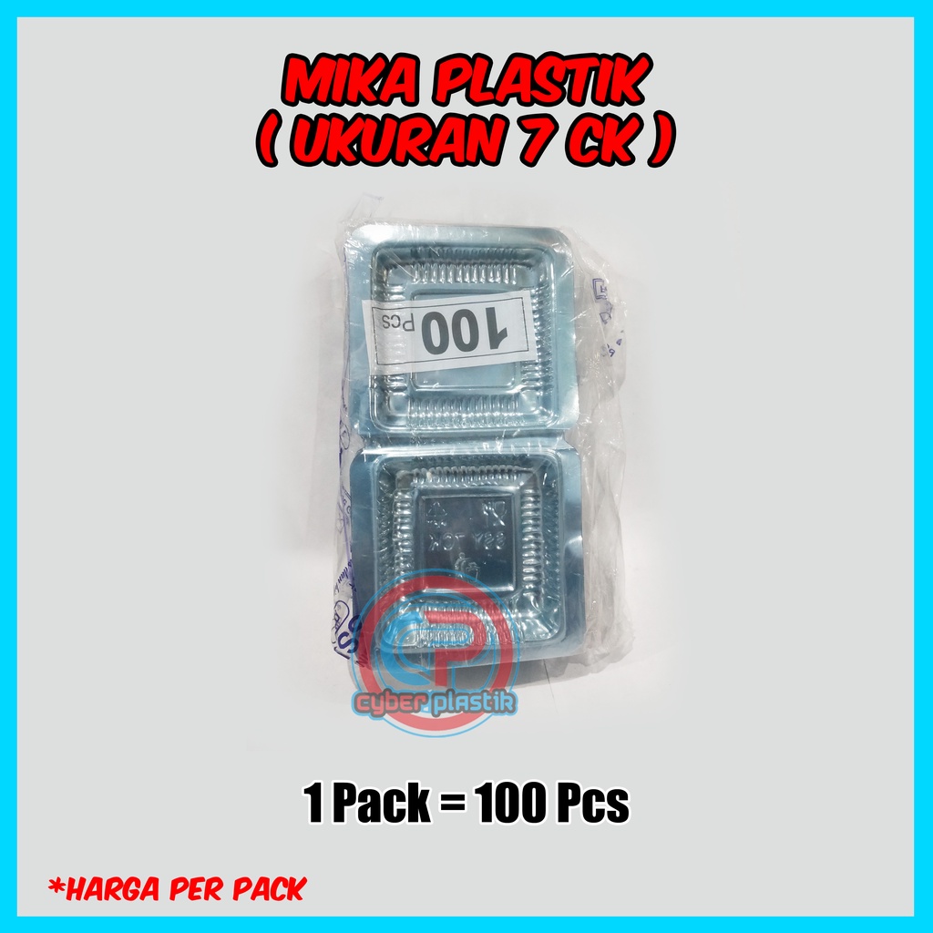 

Mika Plastik Ukuran 7 CK isi 100 Pcs