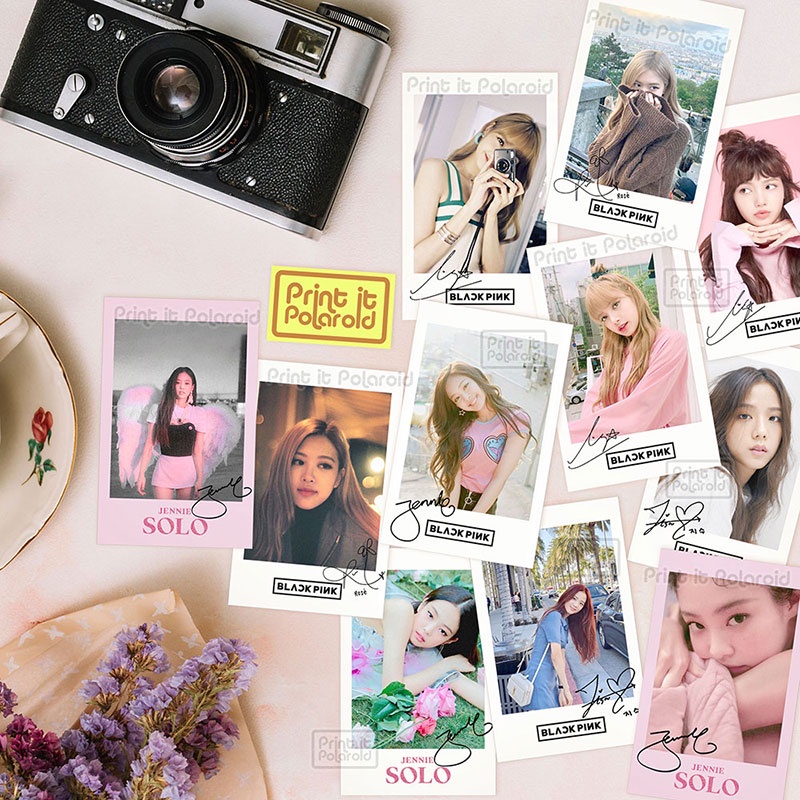 Isi 12 BLACKPINK MEMBER SET Series + TTD sign Kpop Polaroid black pink blink photo card photo card p