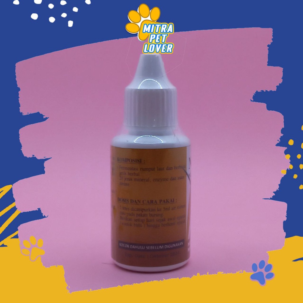 NUTRISI PERTUMBUHAN BULU BURUNG - NGURAK SP 30 ML - MEMPERCEPAT MOULTING GANTI BULU BIRD UNGGAS TAMBAH NAFSU MAKAN - MURAH GARANSI KUALITAS ASLI ORIGINAL - PET ANIMAL HEALTHCARE VETERINARY TAMASINDO OBAT &amp; VITAMIN HEWAN BINATANG PELIHARAAN MITRAPETLOVER