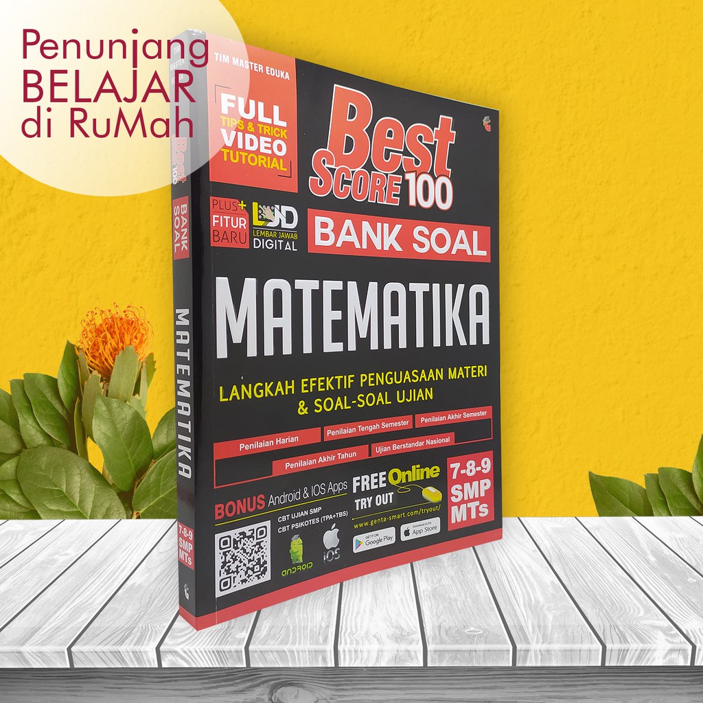 Buku Pelajaran Smp Best Score 100 Bank Soal Matematika Smp Mts Kelas 7 8 9 Full Pembahasan Shopee Indonesia