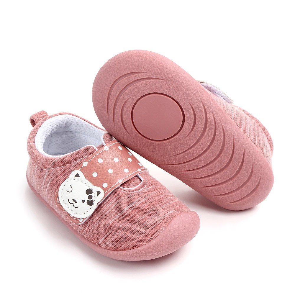 Sepatu Flat Anak Perempuan Import - Sepatu Toddler Pink W099