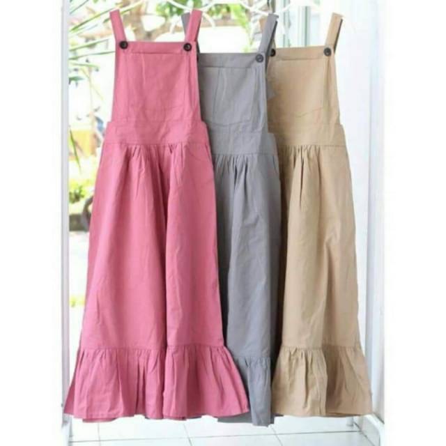 Overall wanita katun jumbo Bigsize ld 150 pf001