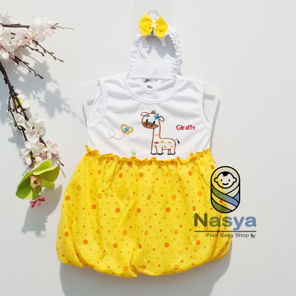 [P-017] Dress Bayi (0-6 bulan) / Setelan Bayi Perempuan Bebek