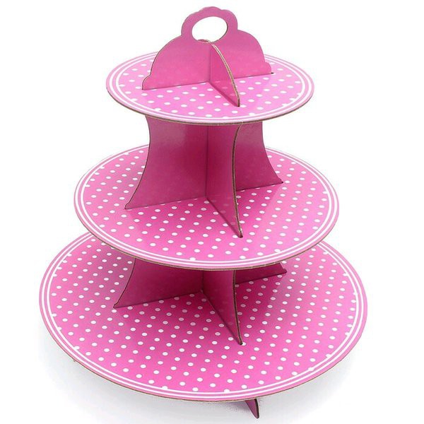 Standing Cup Cake Polkadot A 3 Susun /Standing Cup Cake /Stand Kue