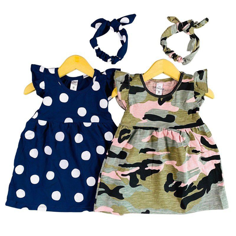 DRESS BAYI GRACE FREE HEADBAND (3-18 Bulan) || Dress Harian Baby || Baju Anak Murah || Rok Bayi