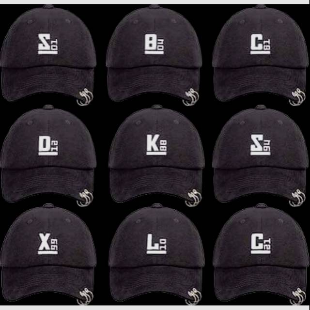 Exo exordium japan official hat / cap  - baekhyun, kyungsoo, chen, chanyeol , kai ,  xiumin