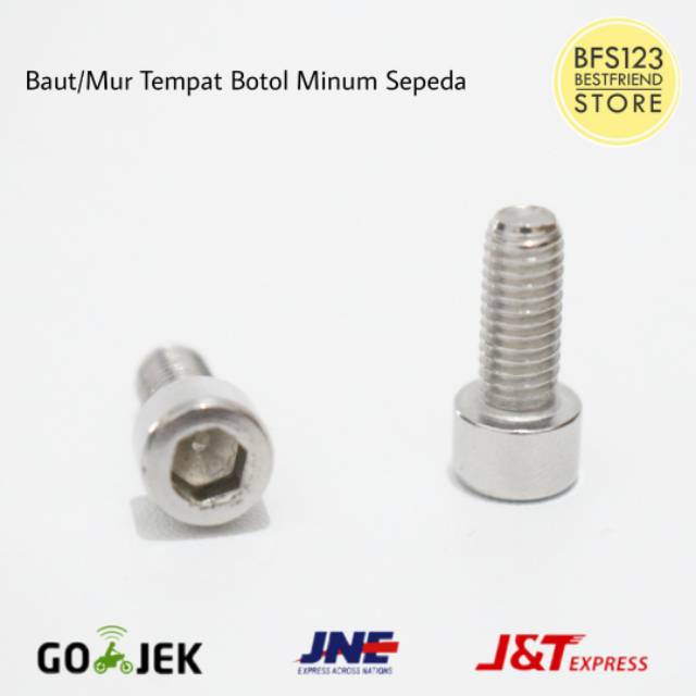 Baut/Mur Tempat Botol Minum Sepeda