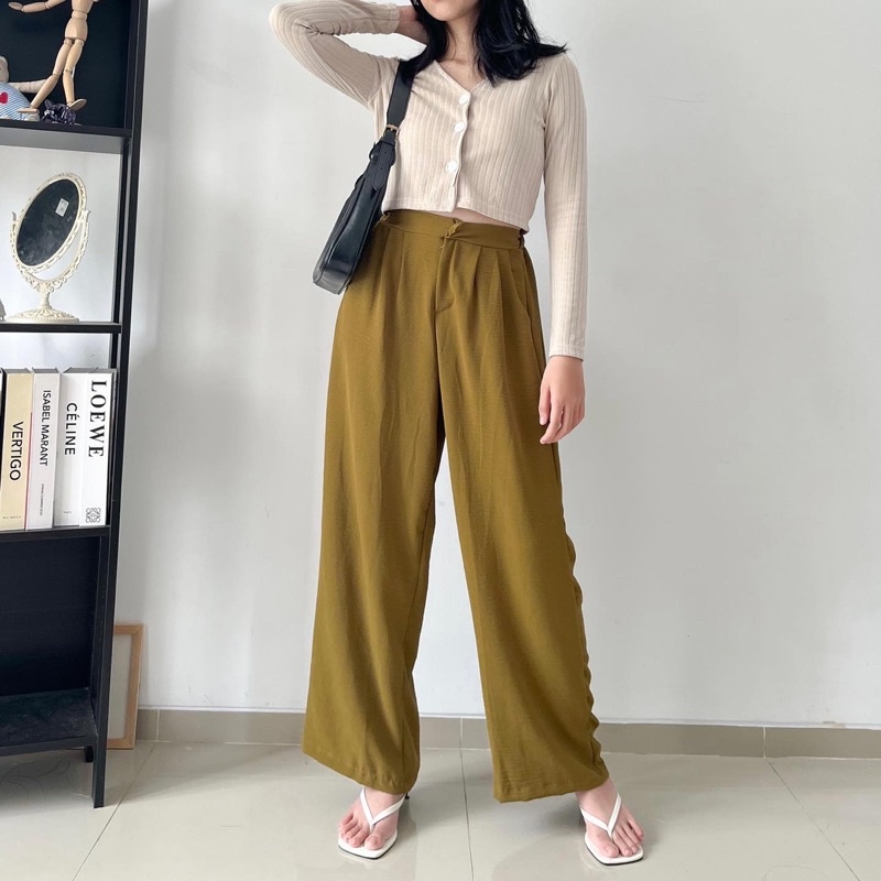 Tender Crinkle Long Pants 10C