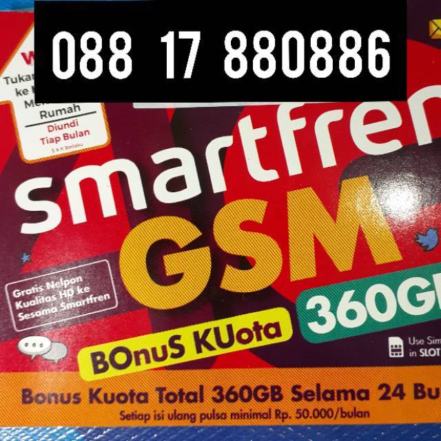 Kartu perdana nomor cantik smartfren