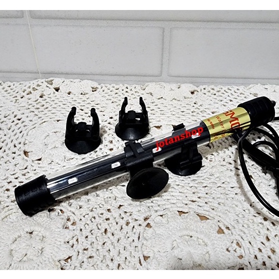 Kop Karet Dop Lampu Heater Selang Pipa Aquarium Aquascape Tempelan Kaca