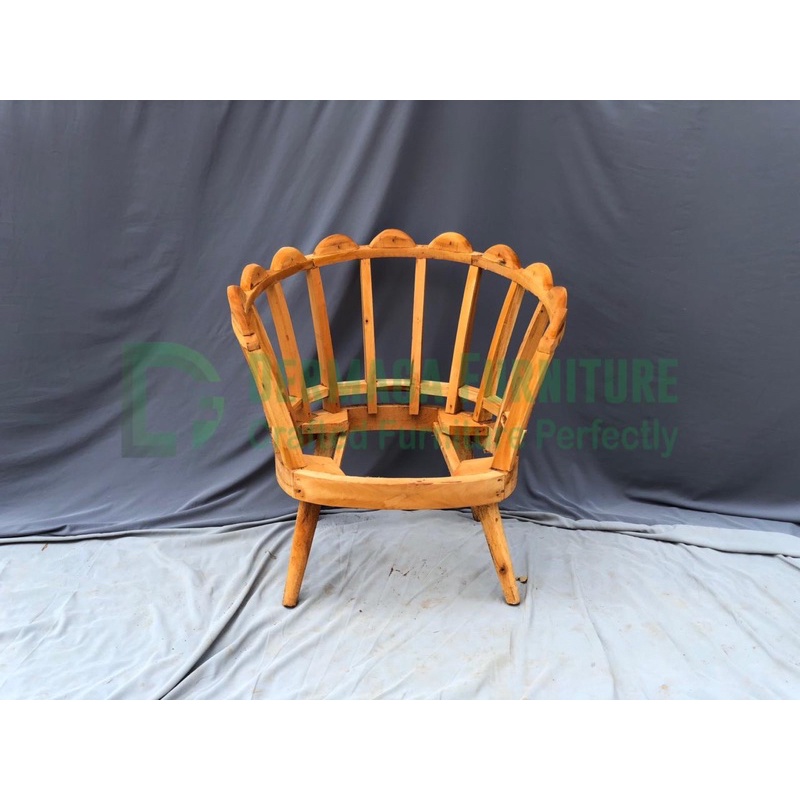 KURSI KERANG BUNGKUS KAYU MAHONI KURSI PELAMINAN KURSI TAMU KURSI TERAS DERMAGA FURNITURE JEPARA