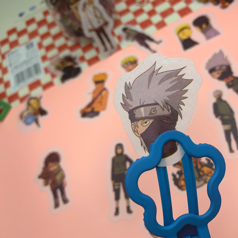 40 Japanese anime Naruto and paper hand account stickers Japanese and Korean style DIY decorative diary