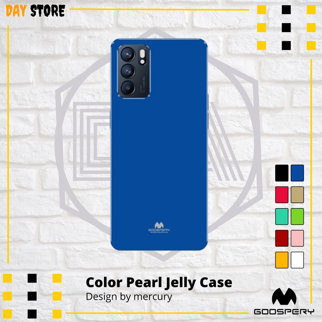 Case Casing Oppo Reno 6 5G Pearl Jelly Case Goospery Original