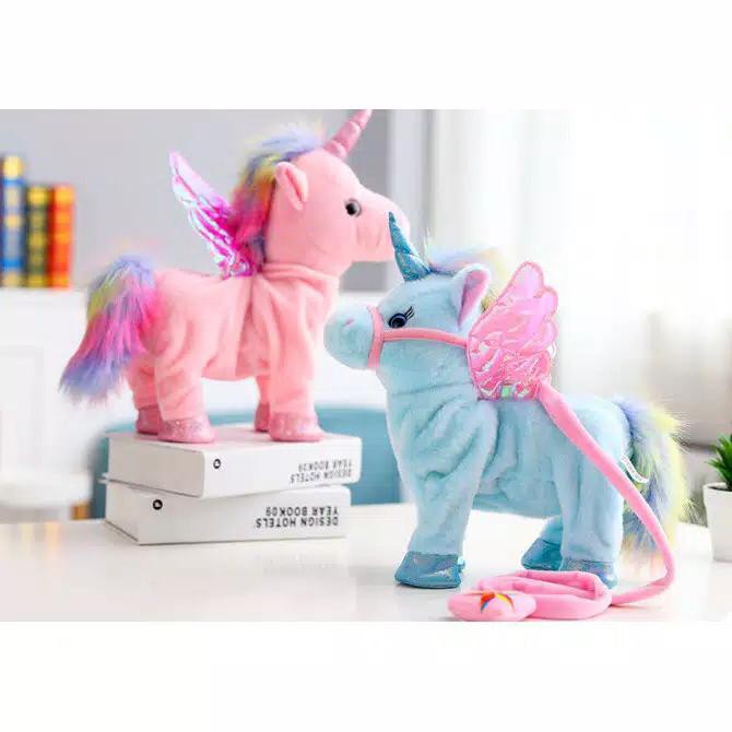 BONEKA UNICORN BISA JALAN &amp; GOYANG DAN NYANYI / BONEKA PONY