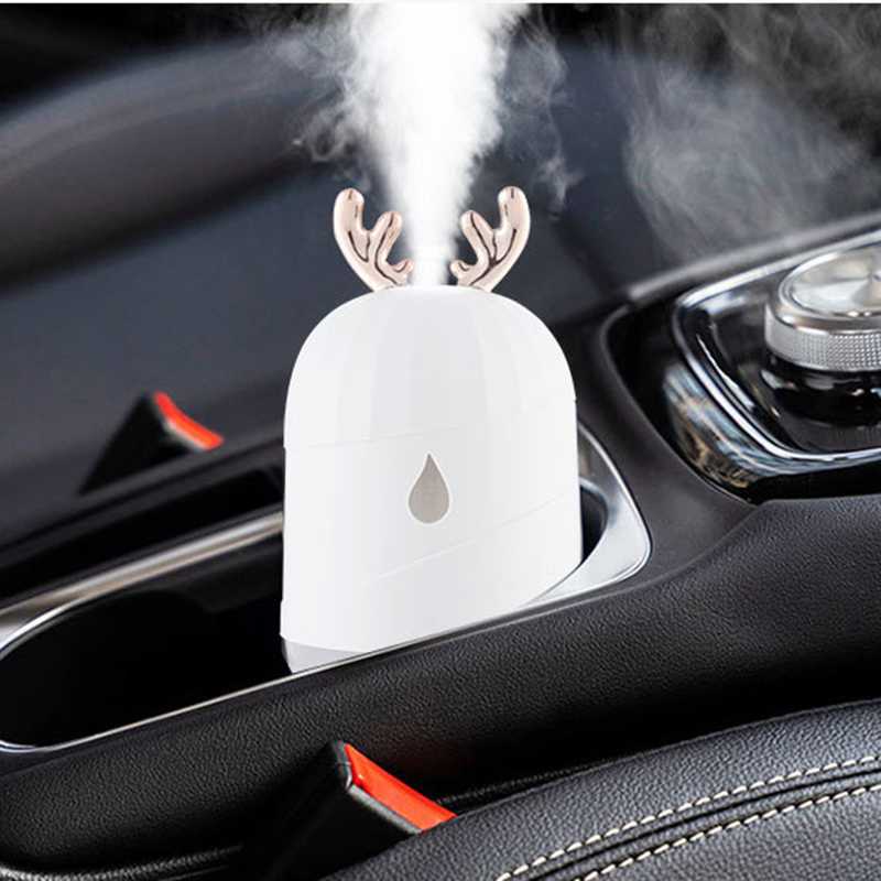 Air Humidifier 220ml Aromatherapy Diffuser Cute Design Model Rusa Karakter