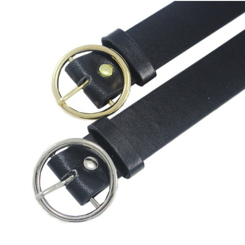 Dari JAKARTA ★ Cayman ★ Sabuk Wanita 100% Gesper Metal Wanita Ikat Pinggang Kulit Women Belt jew17-4