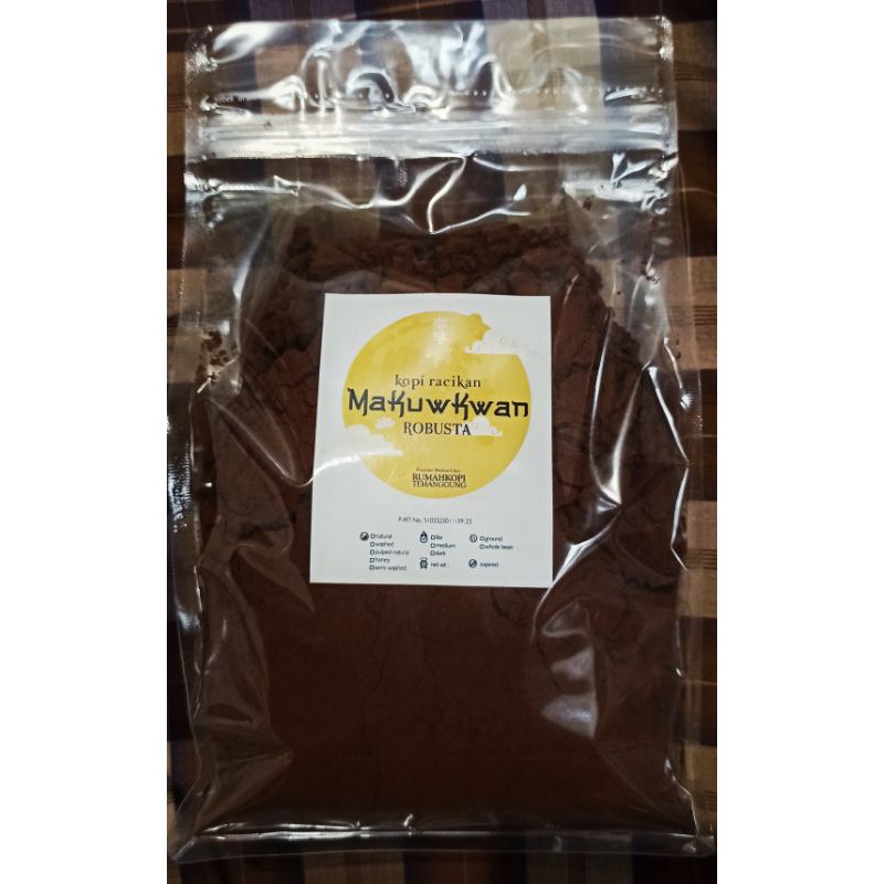 

Kopi Murni Bubuk Ma Kuw Kwan Kopi Susu By Rumah Kopi Temanggung 500gram