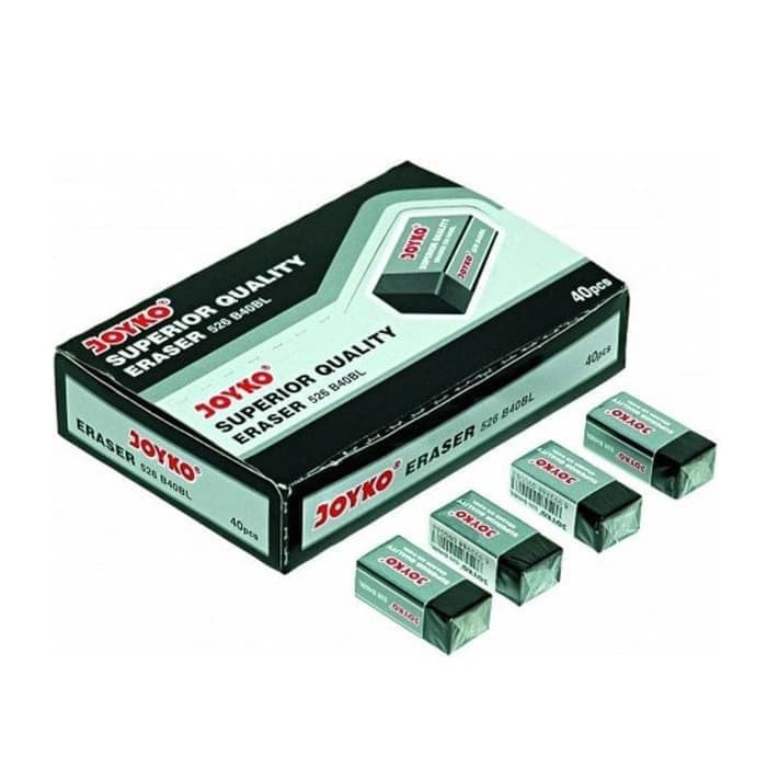 Penghapus Eraser Kecil Hitam Murah Joyko 526-B40BL - 1 pack