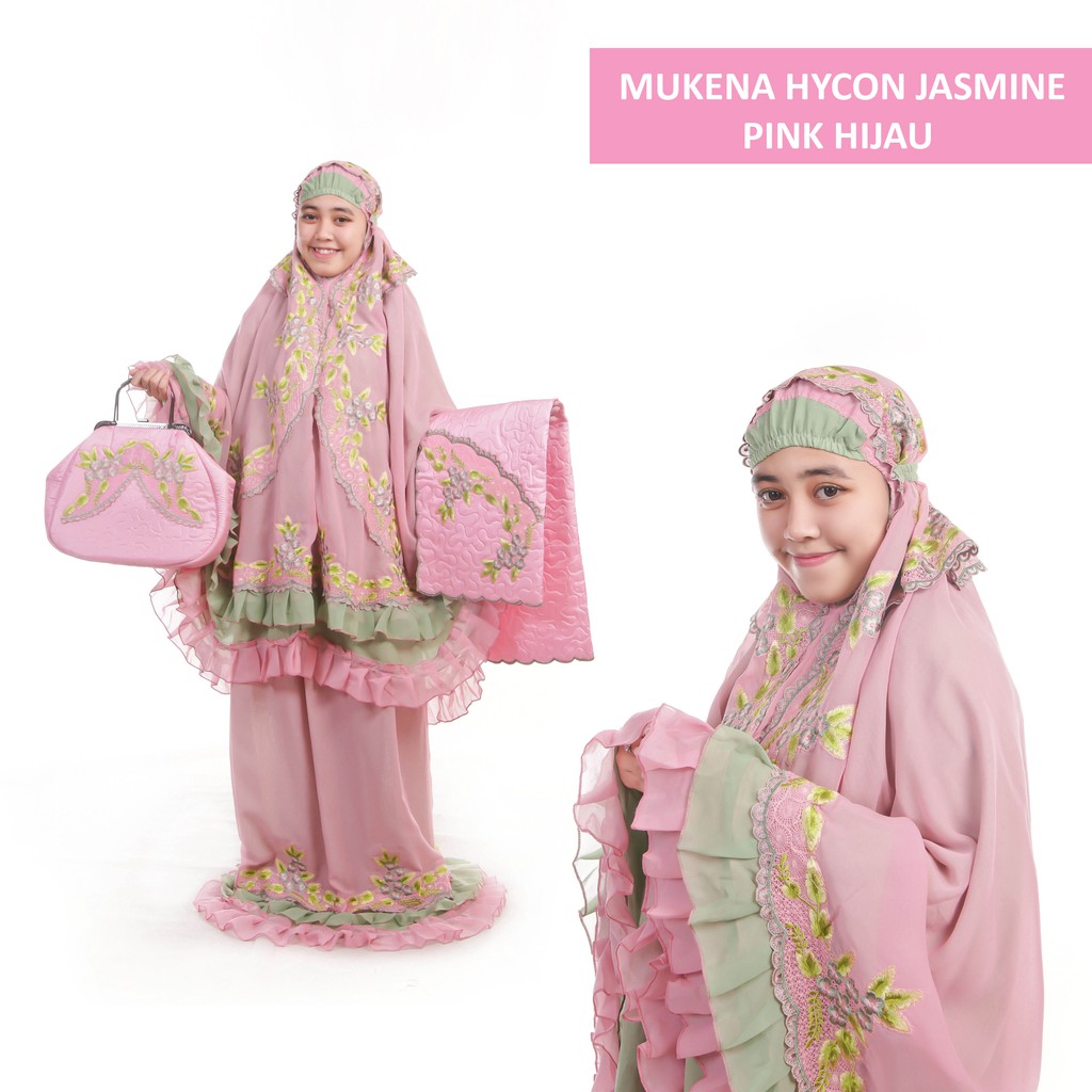 Mukena Dewasa Exclusive Hantaran Nikah Hycon Jasmine Shopee Indonesia