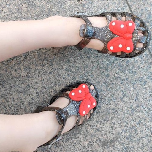 Jellybow Sandal Fashion Import Formal Kasual Anak Perempuan Ukuran 24-30 Usia 2-6 Thn TOP PRODUK - live pagi siang malam