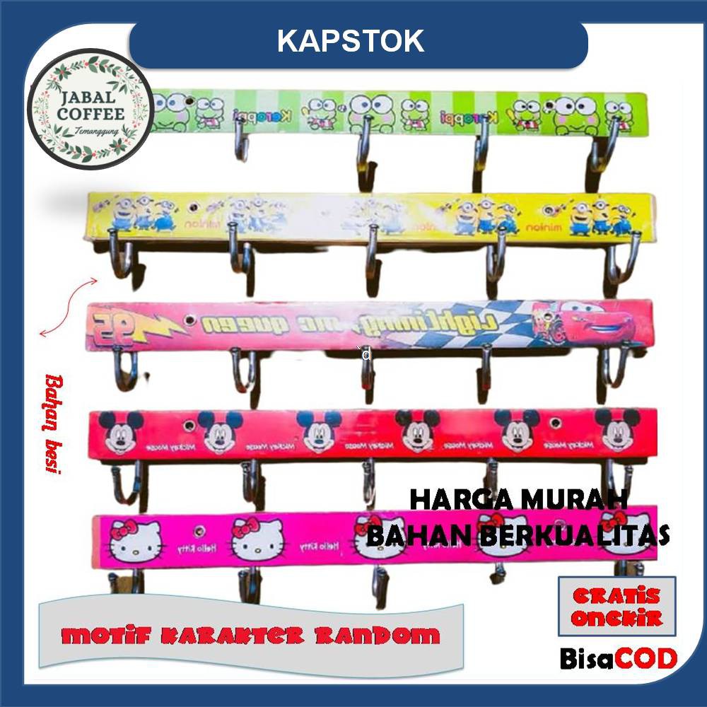 Kapstok Karakter Motif Kartun Murah / Kapstok Karakter / Gantungan / Cantolan Baju KarakterJ39