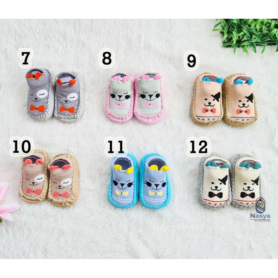 [C-004] Sepatu Bayi anti slip/Sepatu bayi lucu 0-12m