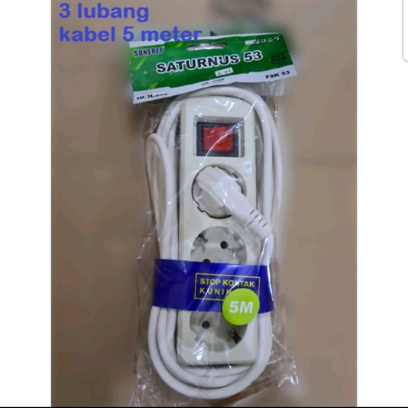 Stop Kontak Sunfree Saturnus 53