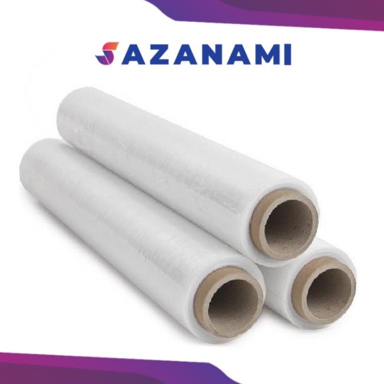 

[(BAYAR DITEMPAT) PLASTIK WRAPPING 50CM X 150M STRETCH FILM PUTIH PLASTIC WRAP