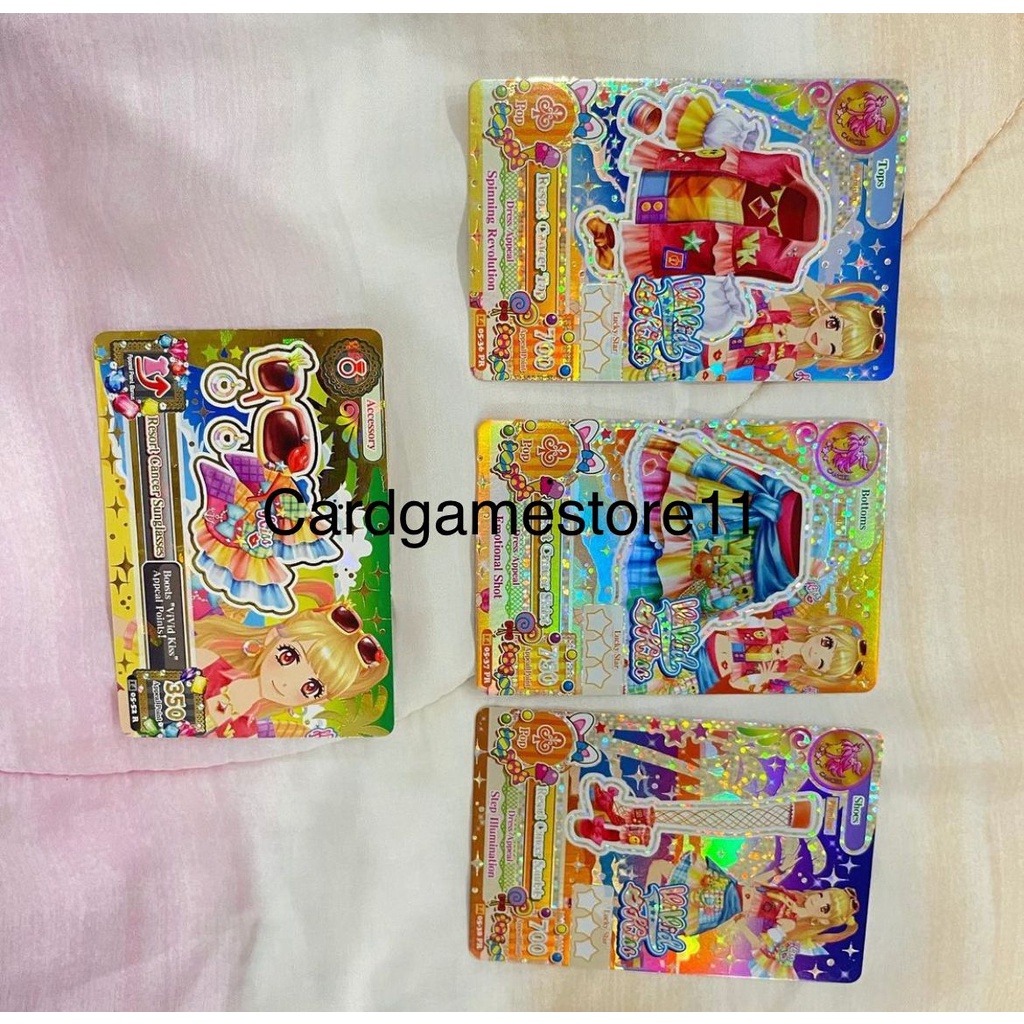 aikatsu premium kartu resort cancer set