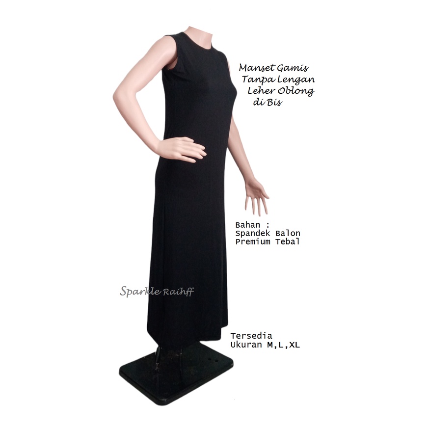 Manset Gamis Tanpa Lengan/ Inner gamis Tanpa Lengan